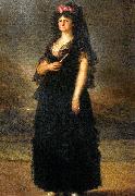 Agustin Esteve Portrait of Maria Luisa of Parma, Queen of Spain Spain oil painting artist
